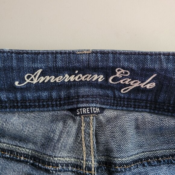 American Eagle Slim Bootcut Jeans Medium Wash Size 6 - Picture 10 of 15